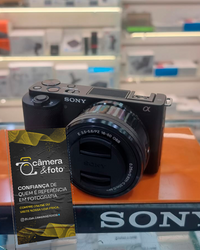 SONY ZV-E10 16–50mm – CÂMERA SEMINOVA