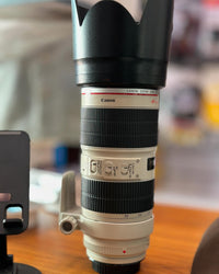 LENTE CANON 70-200mm EF L USM SEMINOVA COMPLETA