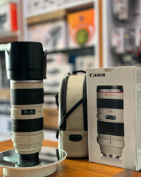 LENTE CANON 70-200mm EF L USM SEMINOVA COMPLETA