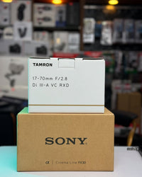 Câmera Sony FX30 + Tamron 17-70mm – Seminova!