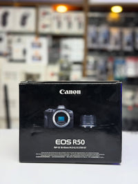 Câmera Canon EOS R50 – Corpo Seminovo!